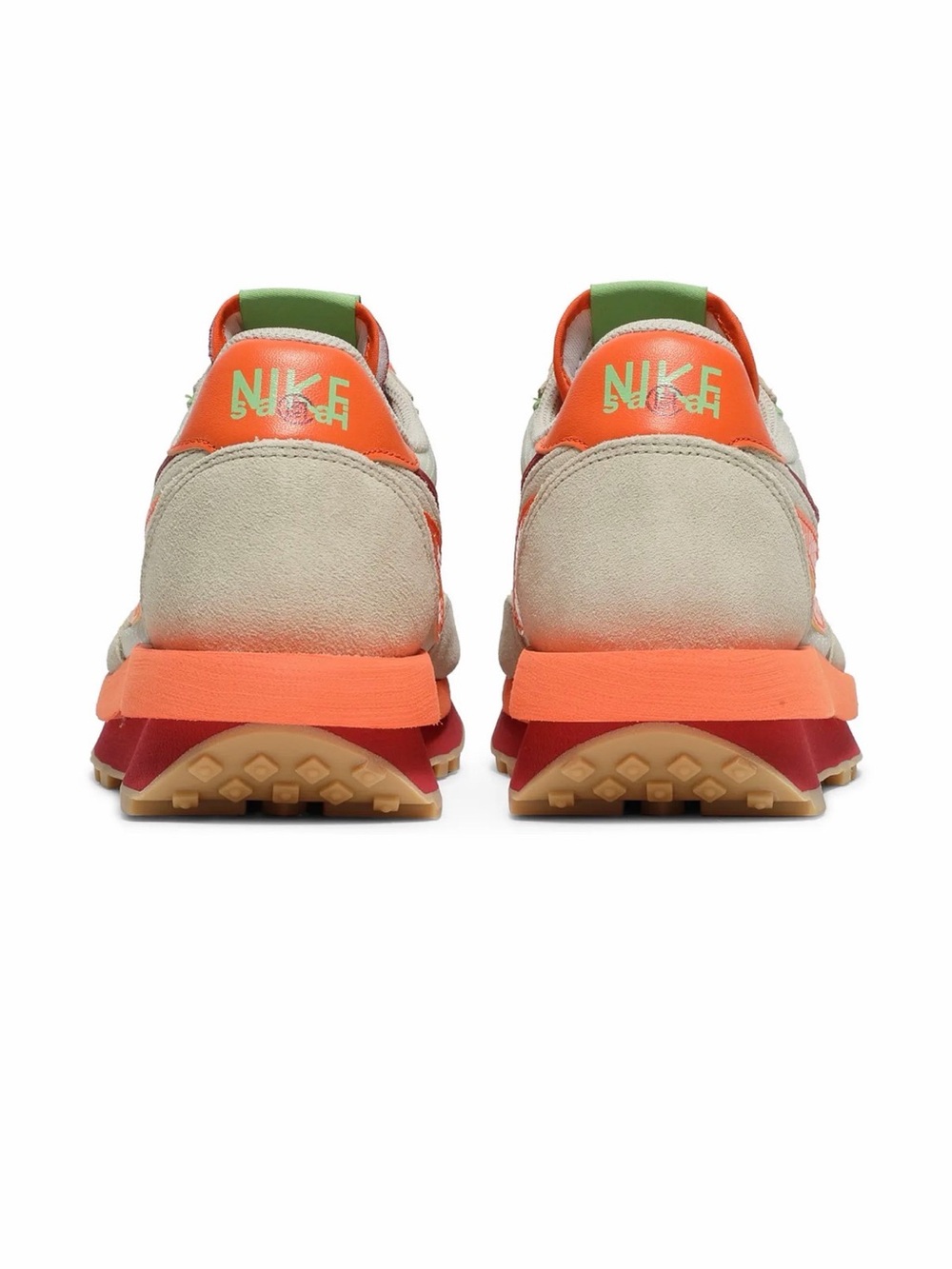 Nike x Sacai x CLOT LDWaffle Net Orange Blaze | Size 6.5M / 8W | DS New w/ Box - Picture 6 of 7